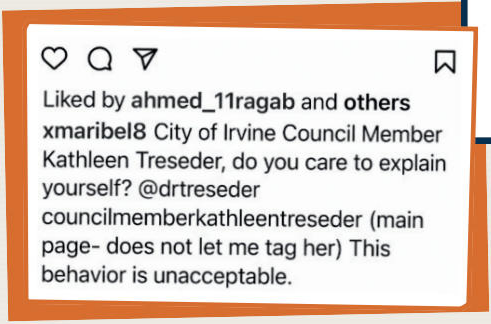 Original clip of the response by xmaribel8, transcribed alongside.